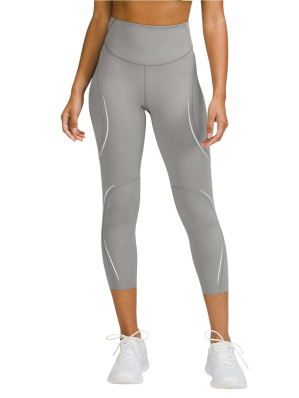 Lululemon Base Pace High-Rise Reflective Tight Legging Size 6 Gull Grey - Picture 1 of 10